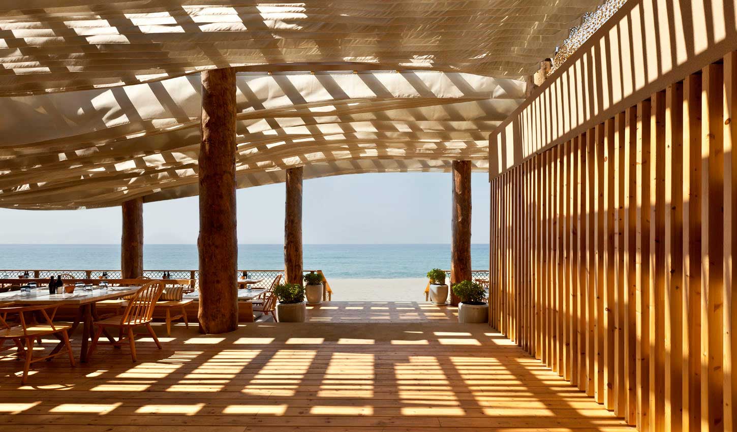 Barbouni restaurant at Costa Navarino